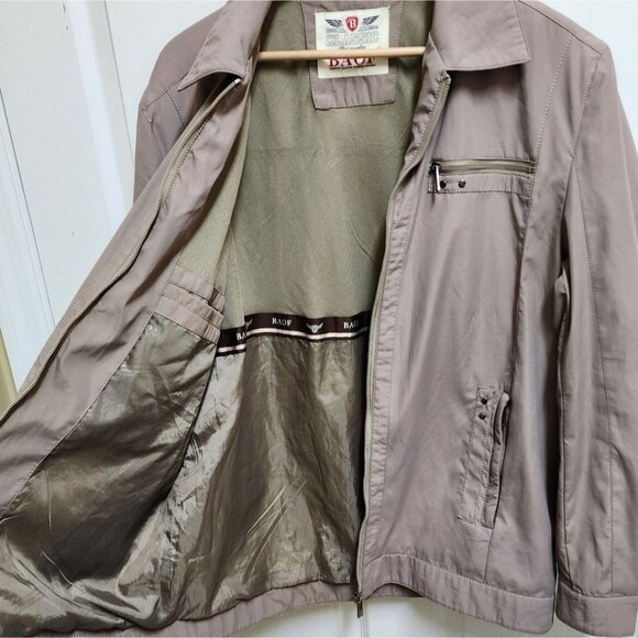 BAOF Jacket Mens Size XL XXL Taupe Brown Full Zip Lined Pockets Classic Outdoors - Picture 8 of 12